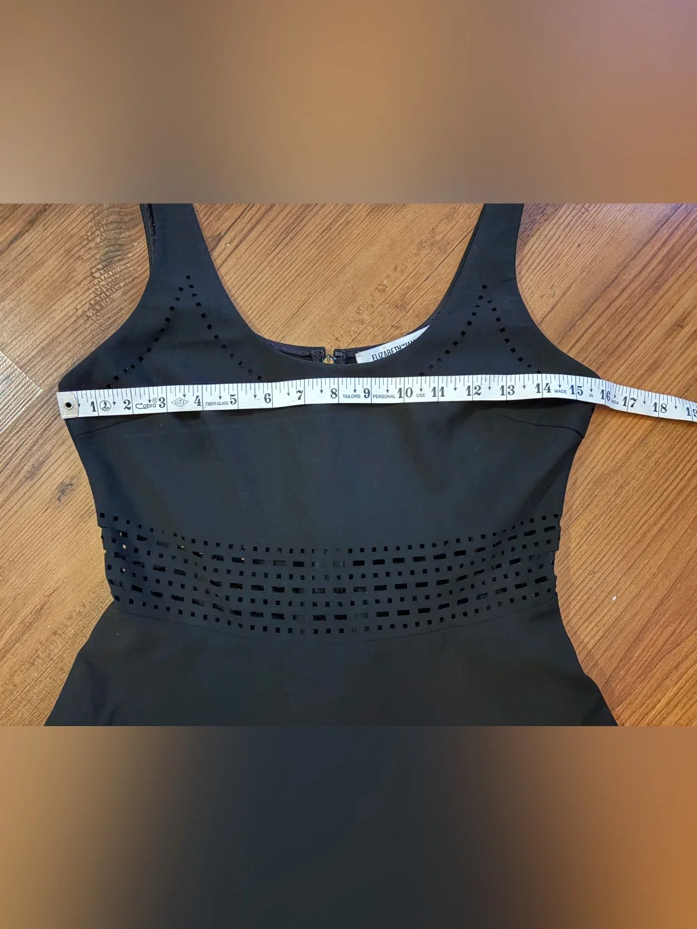 Elizabeth and James laser cut flare mini dress 6